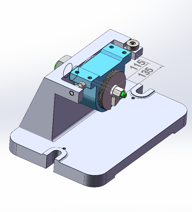 螺母座铣床和钻床夹具