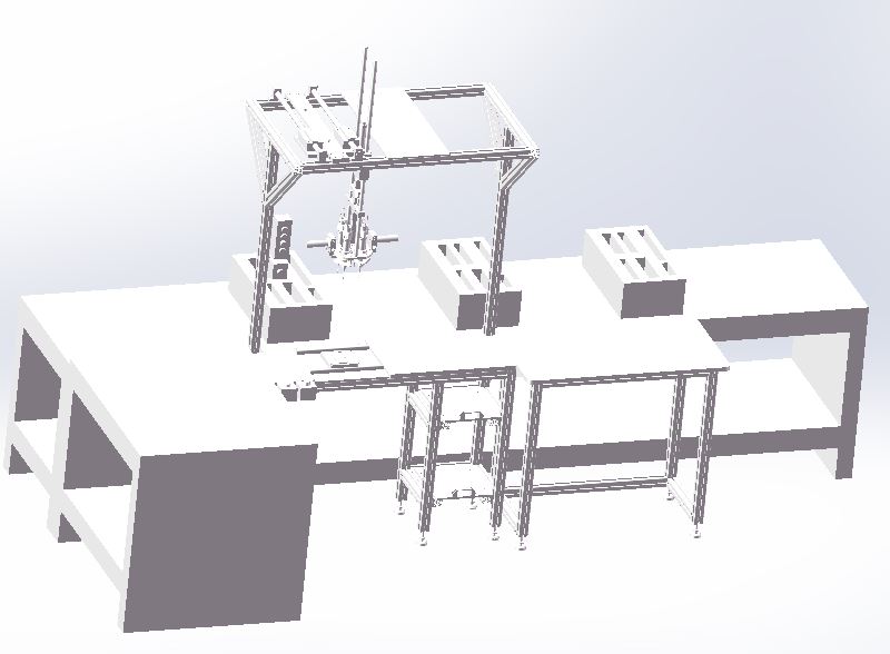 自动螺丝机工作台