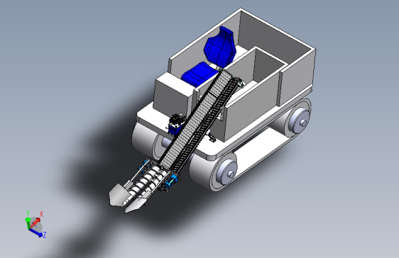 白菜收获机含仿真+二维+三维