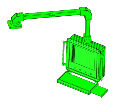 1-6060组件悬臂控制箱铝合金机床旋转摇臂触摸屏7寸10寸15寸人机界面操作柜
