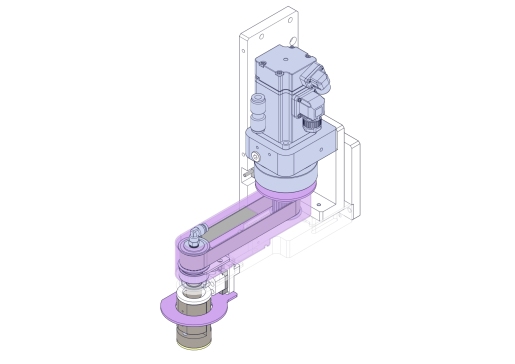 带压力检测功能的旋转吸取机构