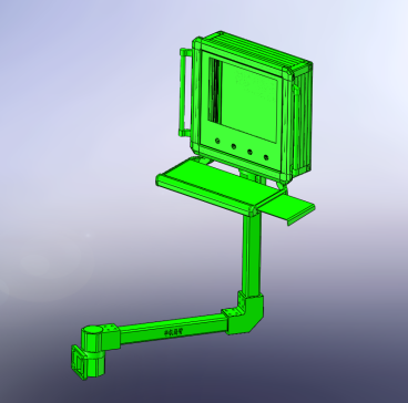 5-6060组件机床悬臂 操作箱 控制箱 支架箱 吊装触摸屏箱 数控系统操作箱