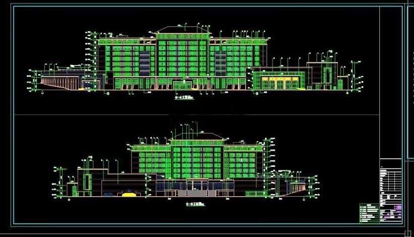 497524-中山大学南方学院10层综合楼建筑设计施工图