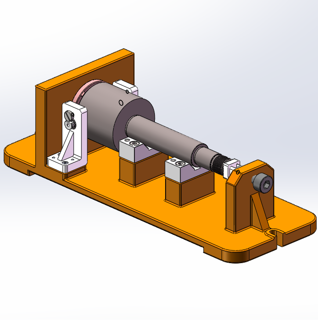 活塞杆M8孔加工夹具