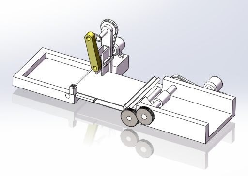 自动盖章机三维SW+CAD+说明书