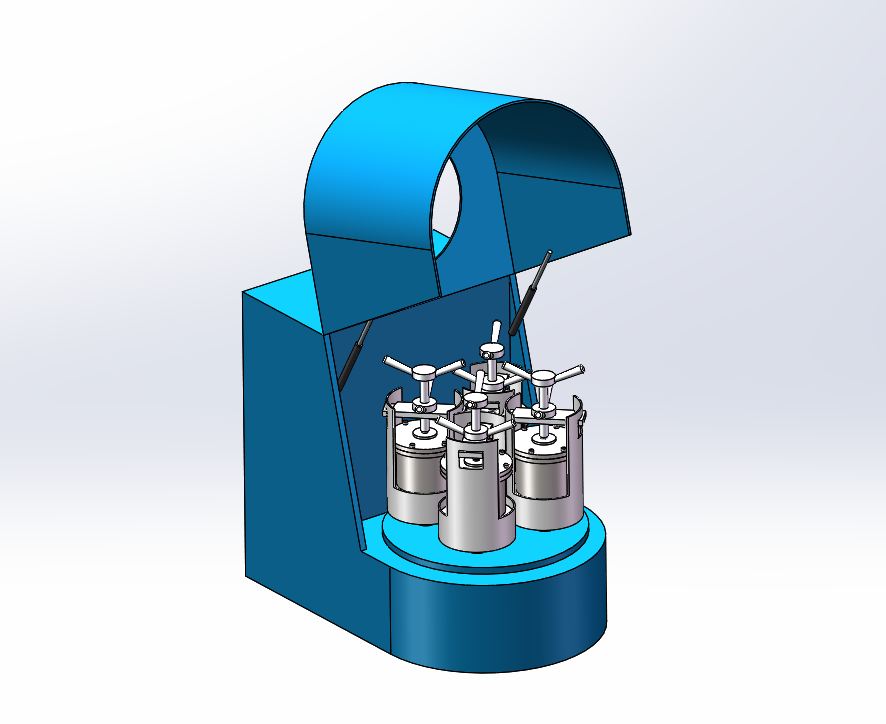 高能行星式球磨机模型