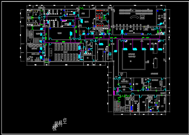 医院检验科净化空调设计图纸