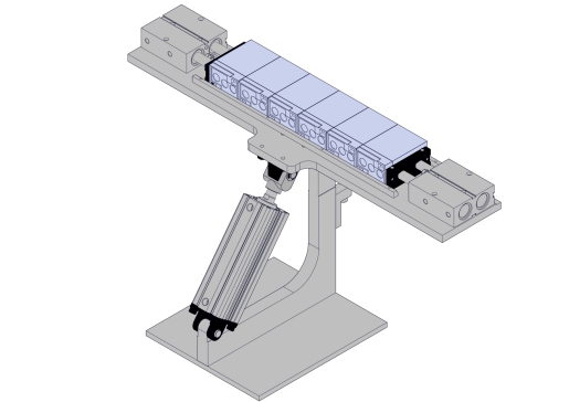 基于连杆机构的产品姿态变换机构