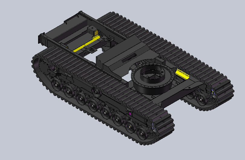 C50R-5吨履带车底盘总装