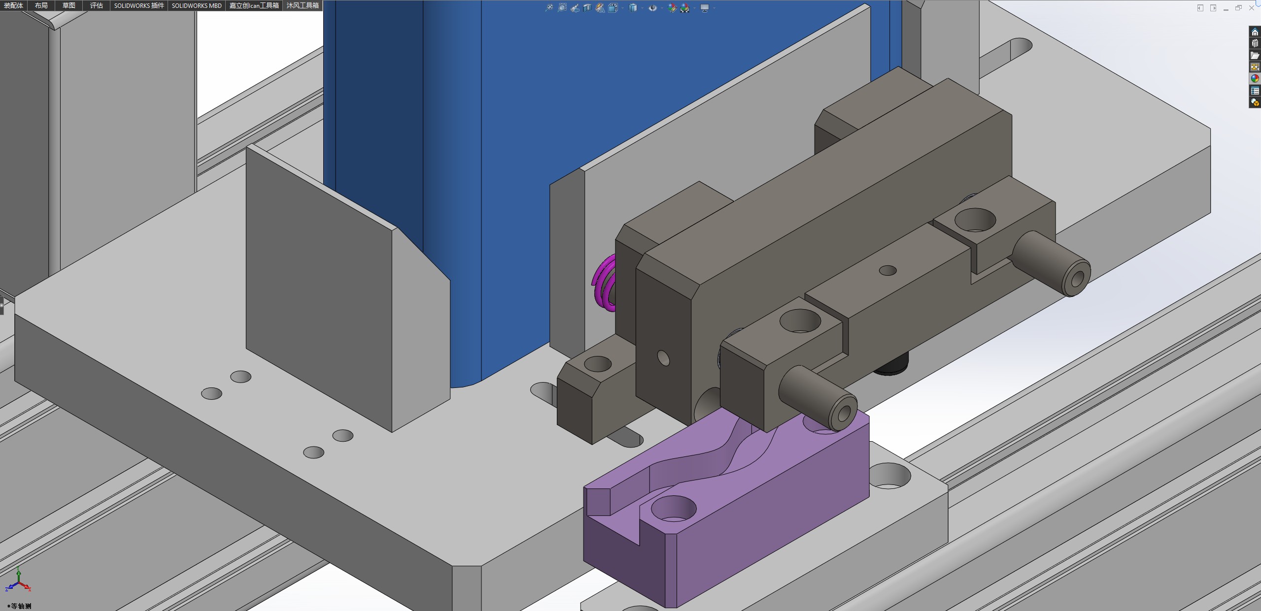 基于凸轮原理的自动张紧机构