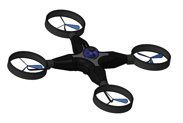 四旋翼飞行器无人机