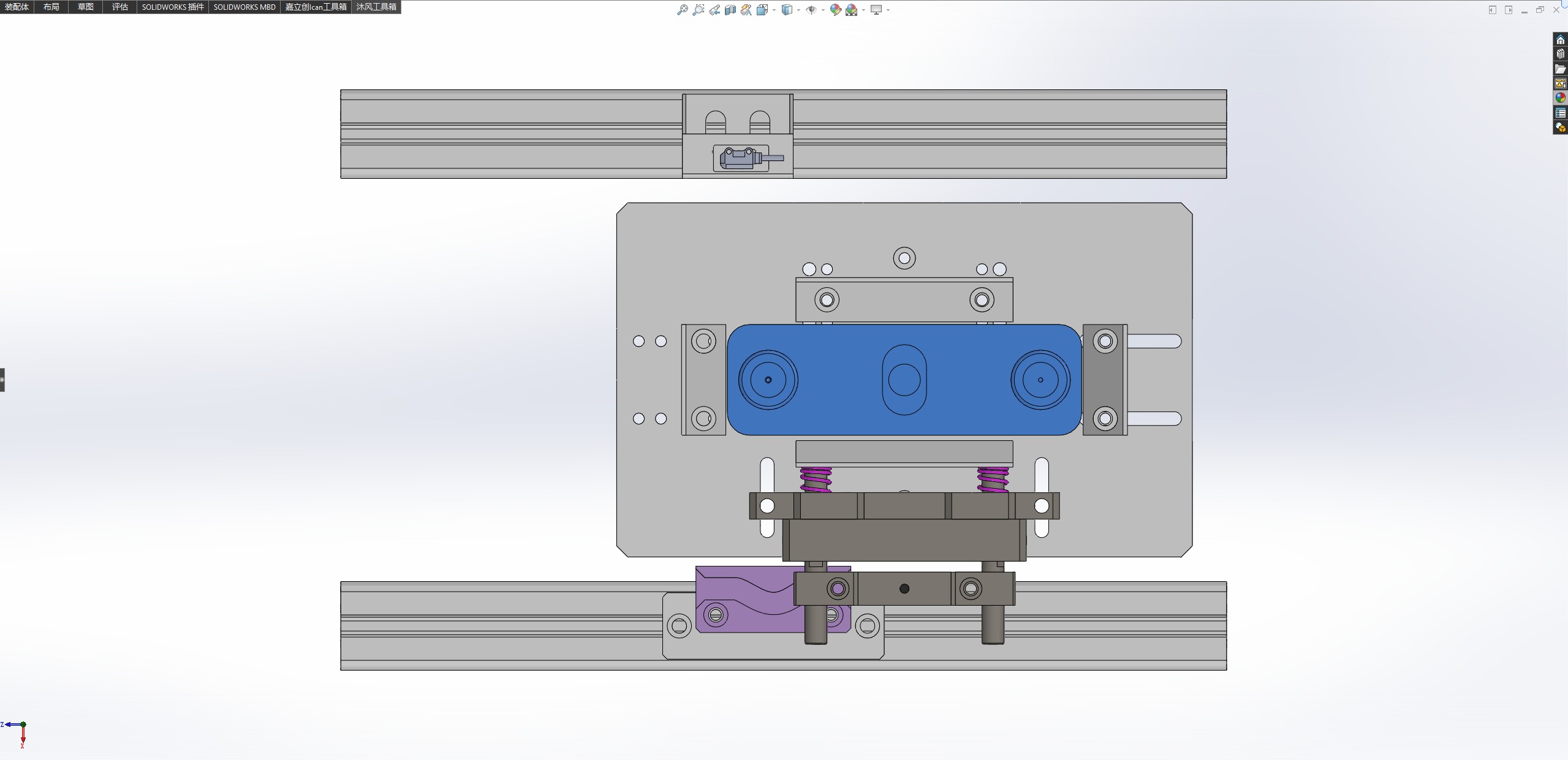 基于凸轮原理的自动张紧机构