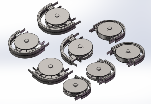 柔性链水平轮弯头 8款