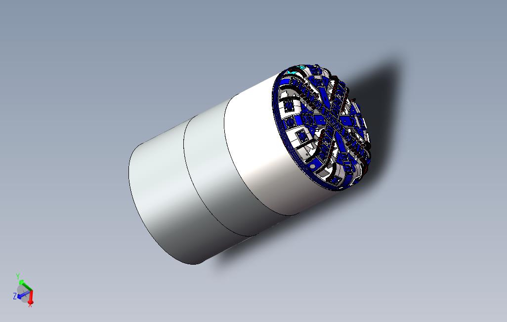 详细的盾构机设计模型