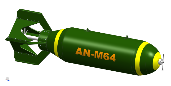 航弹 bomb AN-M64