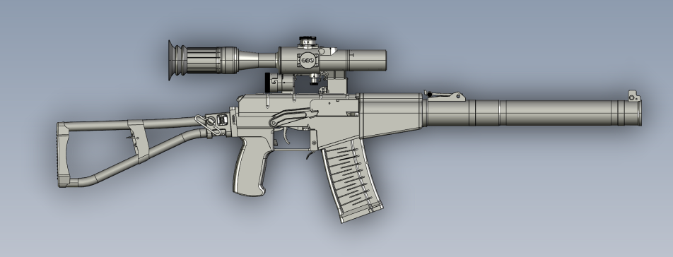 巨浪AS VAL消音步枪