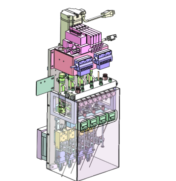 四爪同时装配模组