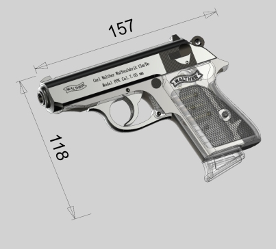 Walther PPK德国瓦尔特自动手枪