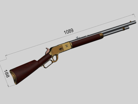温彻斯特1876Winchester Rifle杠杆步枪
