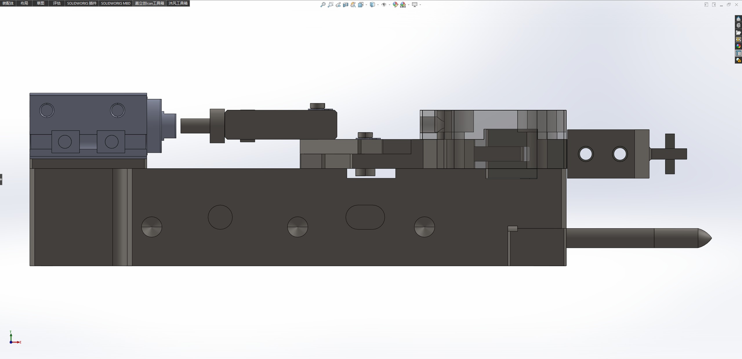 基于连杆机构的气动夹爪机构