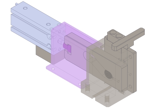 基于凸轮机构的气动顶升机构