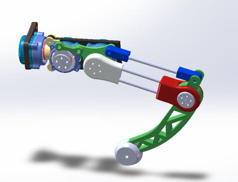 四足机器人腿部