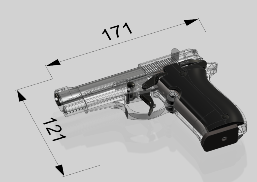 贝雷塔Beretta 84FS半自动手枪