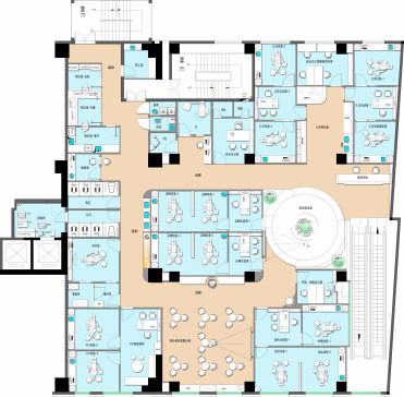 650平口腔诊所施工图