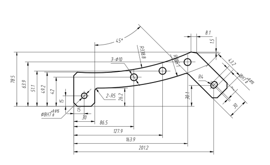 锚点板复合模冲压模具设计