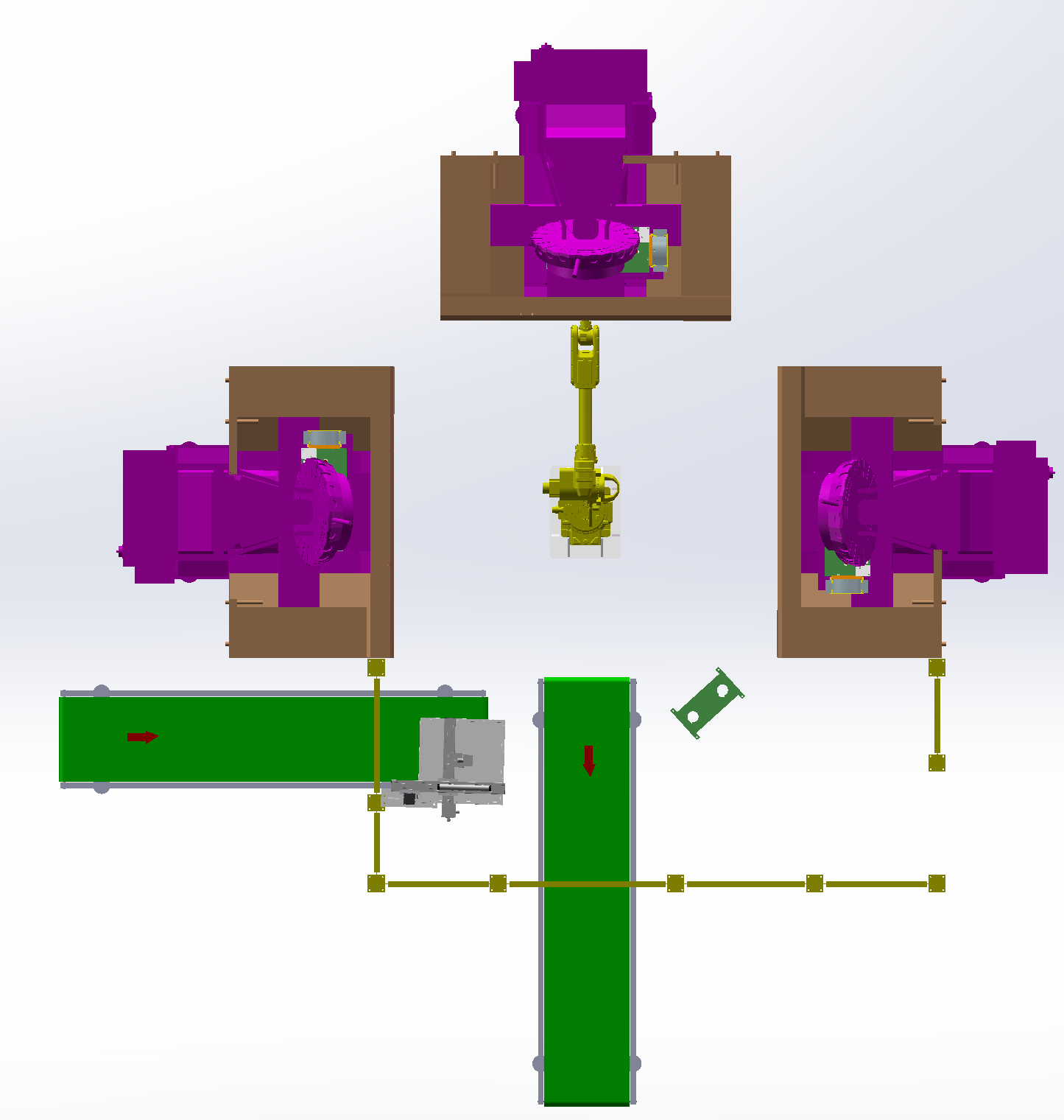1V3机器人机床上下料项目
