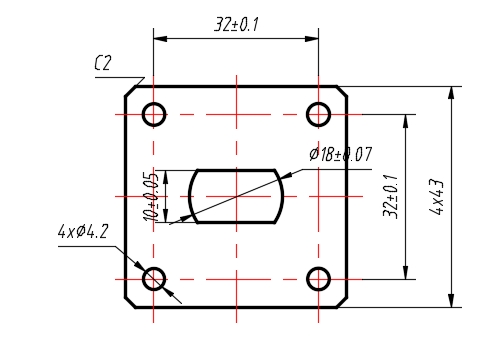 谐振窗冲孔冲压模具设计