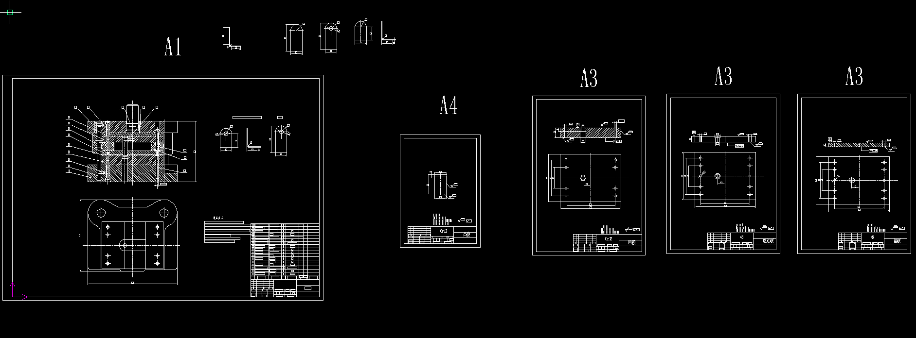 割台挂耳冲压模具设计