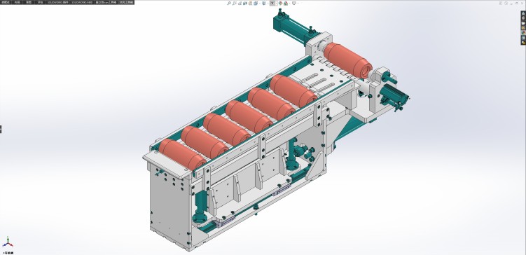 圆柱件递进传输机构