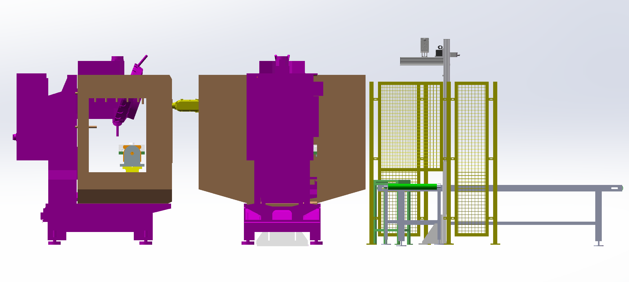 1V3机器人机床上下料项目