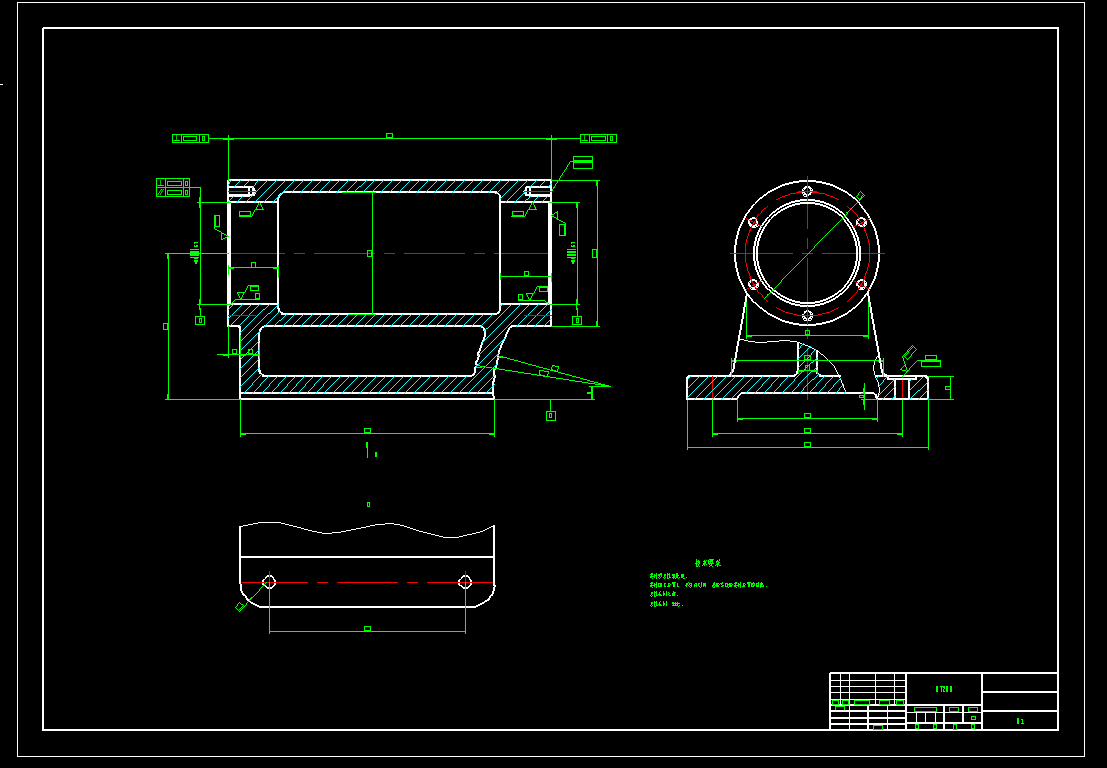 轴承座零件镗80K7孔夹具设计