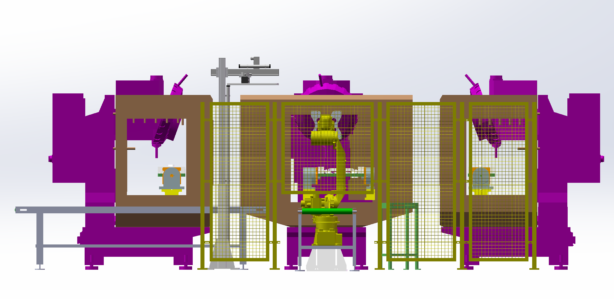 1V3机器人机床上下料项目