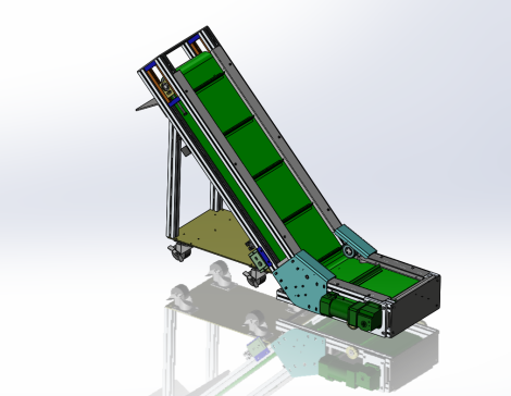 爬坡皮带输送机