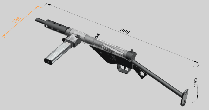 司登MK2冲锋枪STEN Submachine Gun