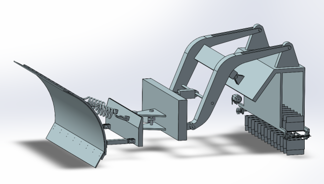 除雪机运动仿真