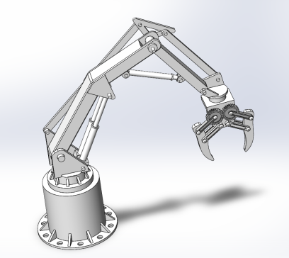 液压单悬臂式机械臂