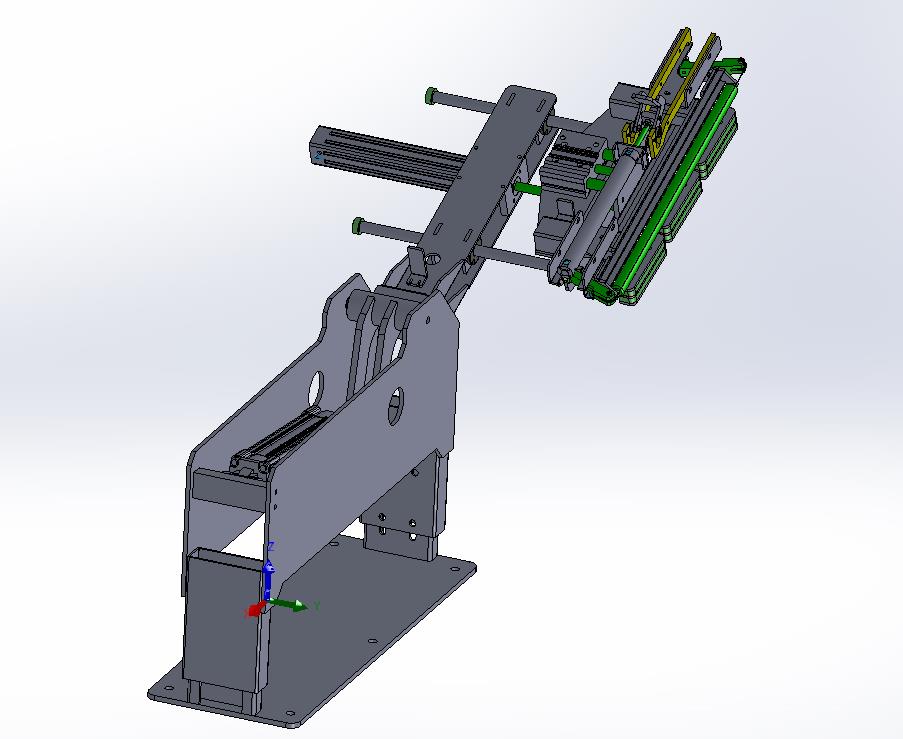 自动夹紧加热裁断自动热封摆臂断膜装置-覆膜缠绕机