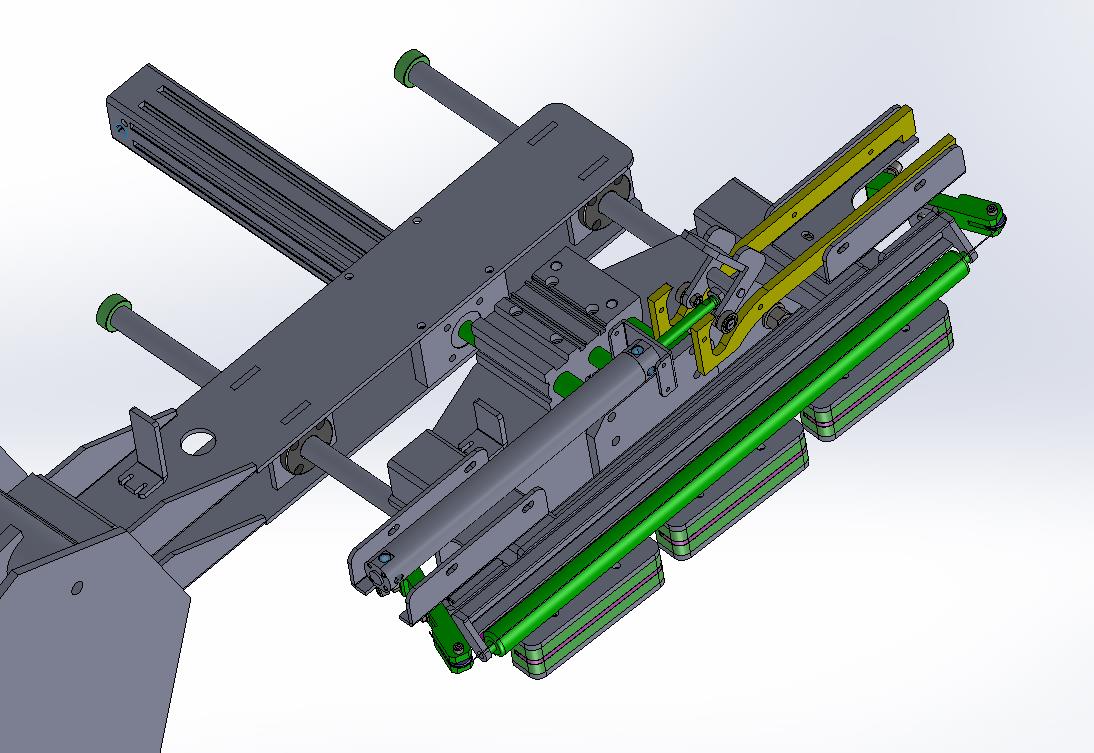 自动夹紧加热裁断自动热封摆臂断膜装置-覆膜缠绕机