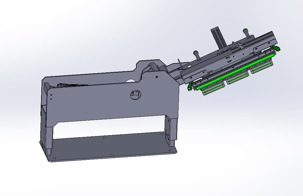 自动夹紧加热裁断自动热封摆臂断膜装置-覆膜缠绕机