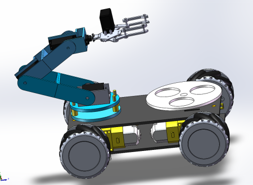 机械臂抓取小车