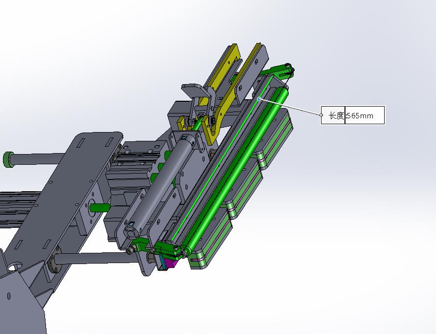 自动夹紧加热裁断自动热封摆臂断膜装置-覆膜缠绕机