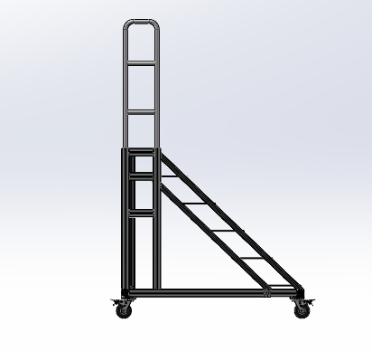 移动登车梯登车架