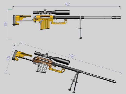 干预CheyTac M200 Sniper Rifle狙击步枪