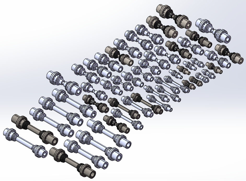 球笼式同步万向联轴器 53款