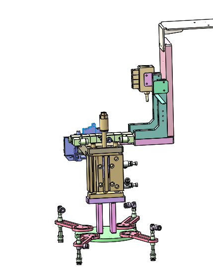 一拖四吸盘工装