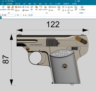 奥地利OWA安瓿袖珍手枪